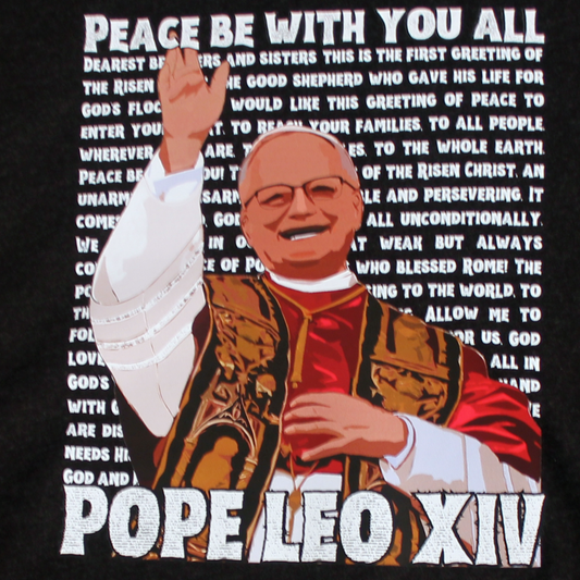 Pope Leo XIV - Peace be with You (Black Heather)