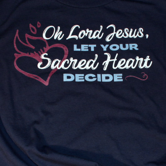 Sacred Heart T-Shirt - Navy Blue