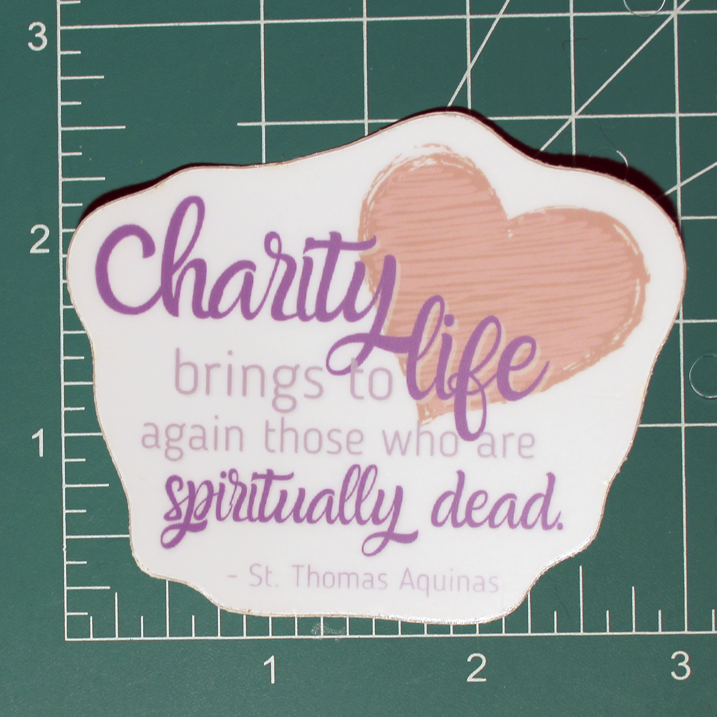 St Ignatius of Loyola Charity Sticker - 3"