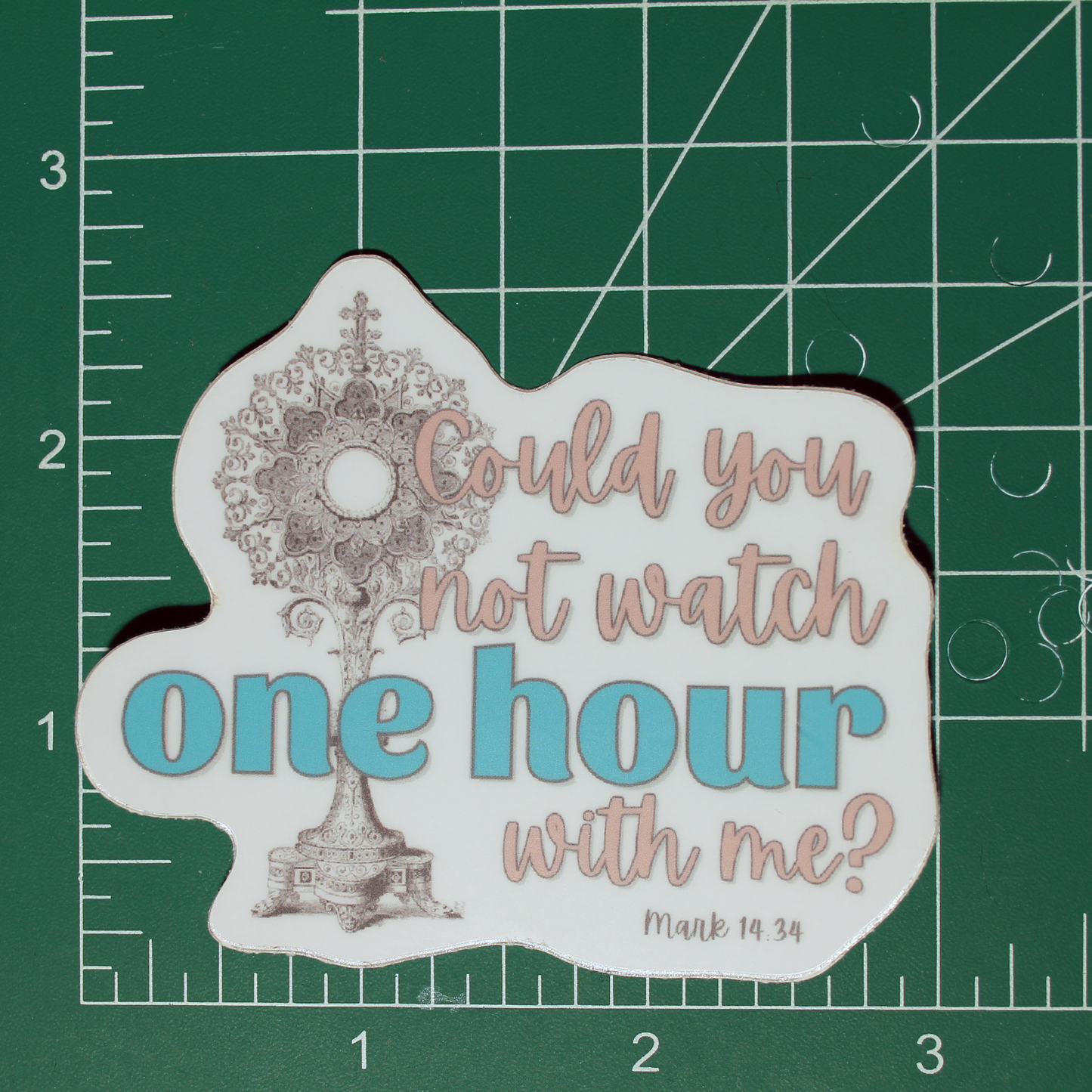 Adoration/Mark 14:34 Sticker - 3"