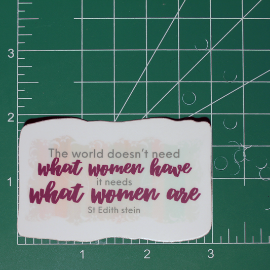 St Edith Stein Women Sticker - 3"