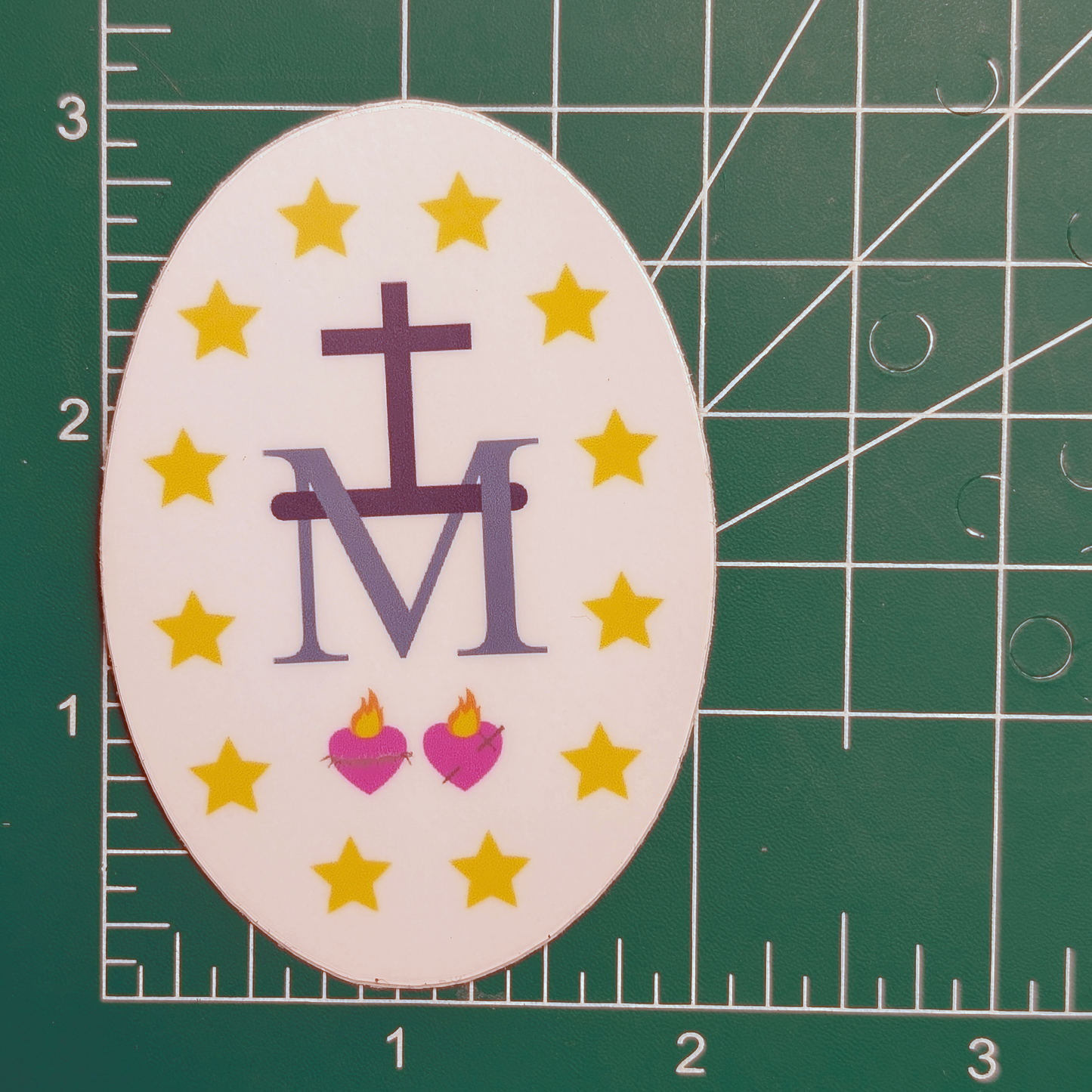 Miraculous Medal Sticker - 3"