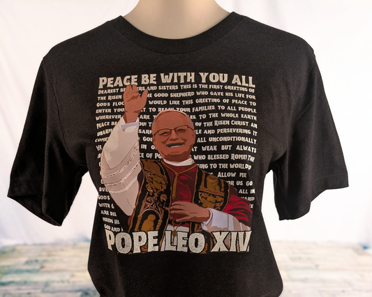 Pope Leo XIV - Peace be with You (Black Heather)