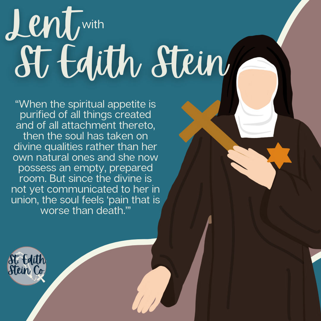 Lent with St Edith Stein Day 33: The Profound Abyss of the Caves of Sense