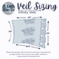Silver Infinity Chapel Veil/Mantilla