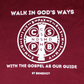 St Benedict Medal T-Shirt - Maroon