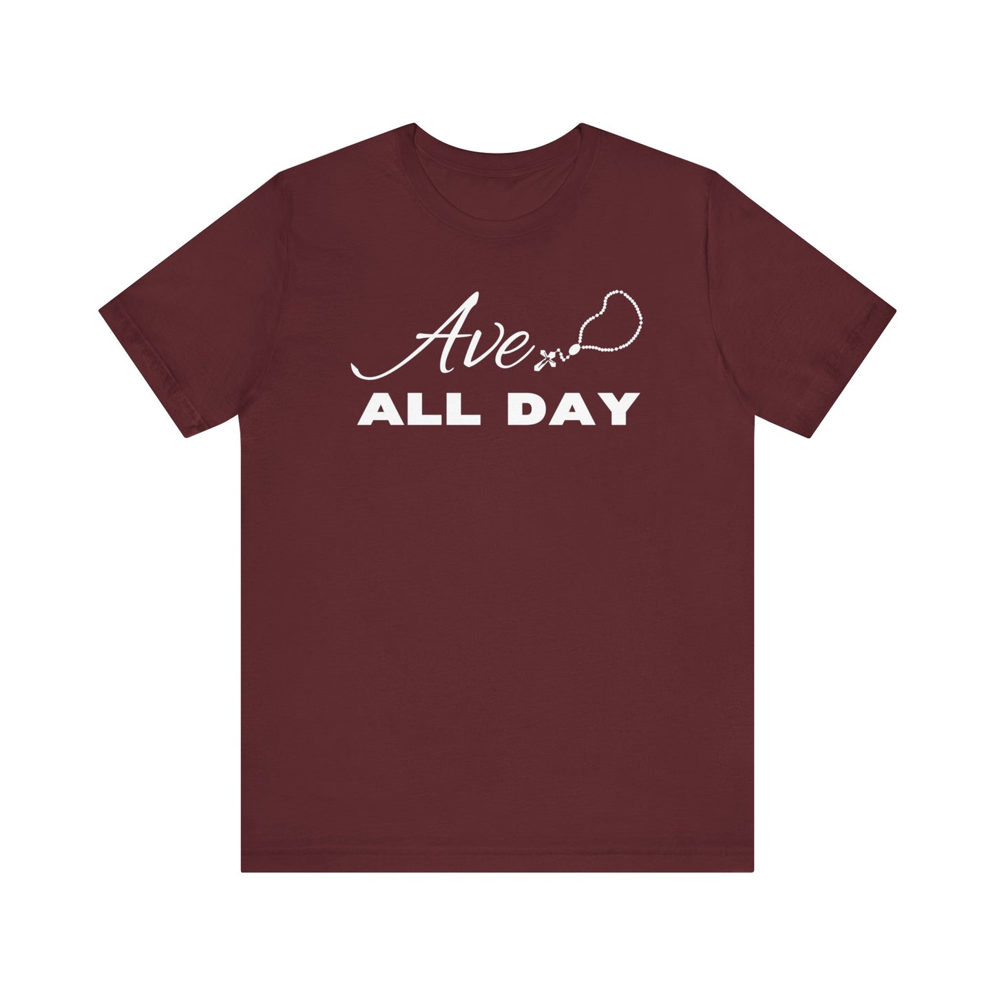 Ave All Day T-Shirt (Classic Fit) (White Text)