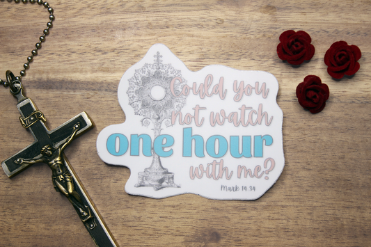 Adoration/Mark 14:34 Sticker - 3"