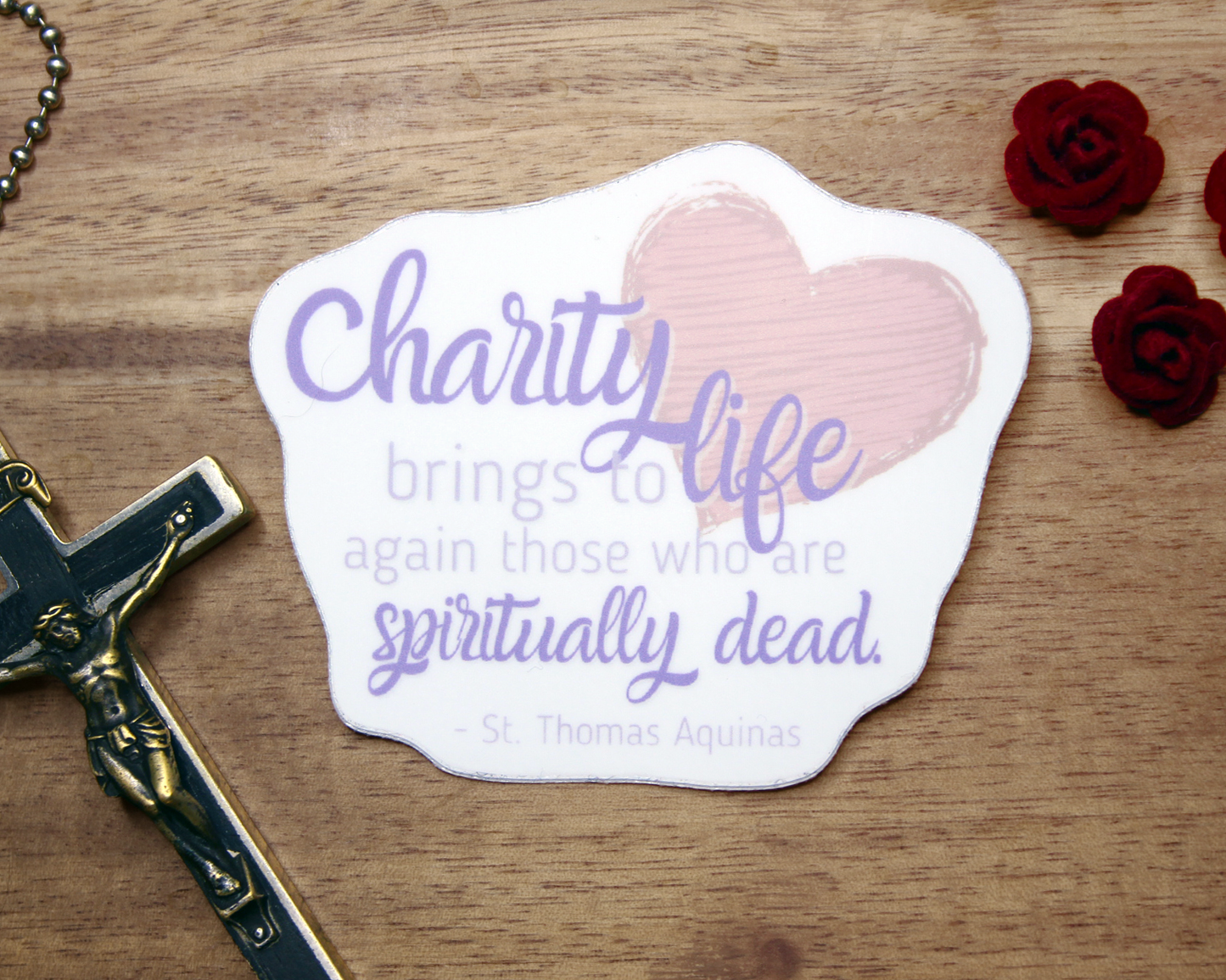 St Ignatius of Loyola Charity Sticker - 3"