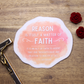 GK Chesterton Reason Sticker - 3"