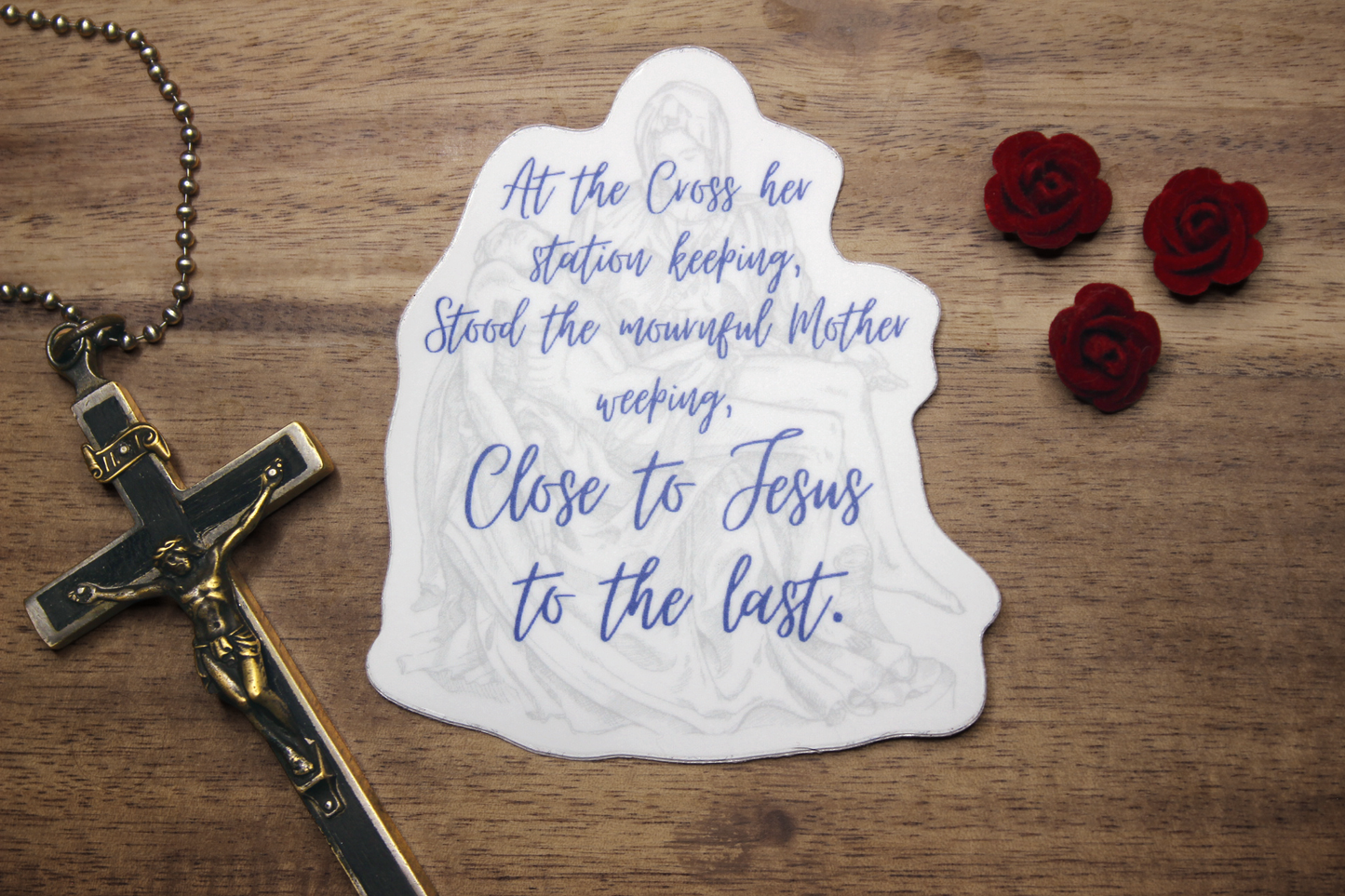 Stabat Mater/La Pieta Sticker - 3"