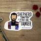 Blessed Stanley Rother "Shepherd Cannot Run" Sticker - 3"