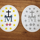3" Catholic Sticker 2-Pack - Miraculous Medal
