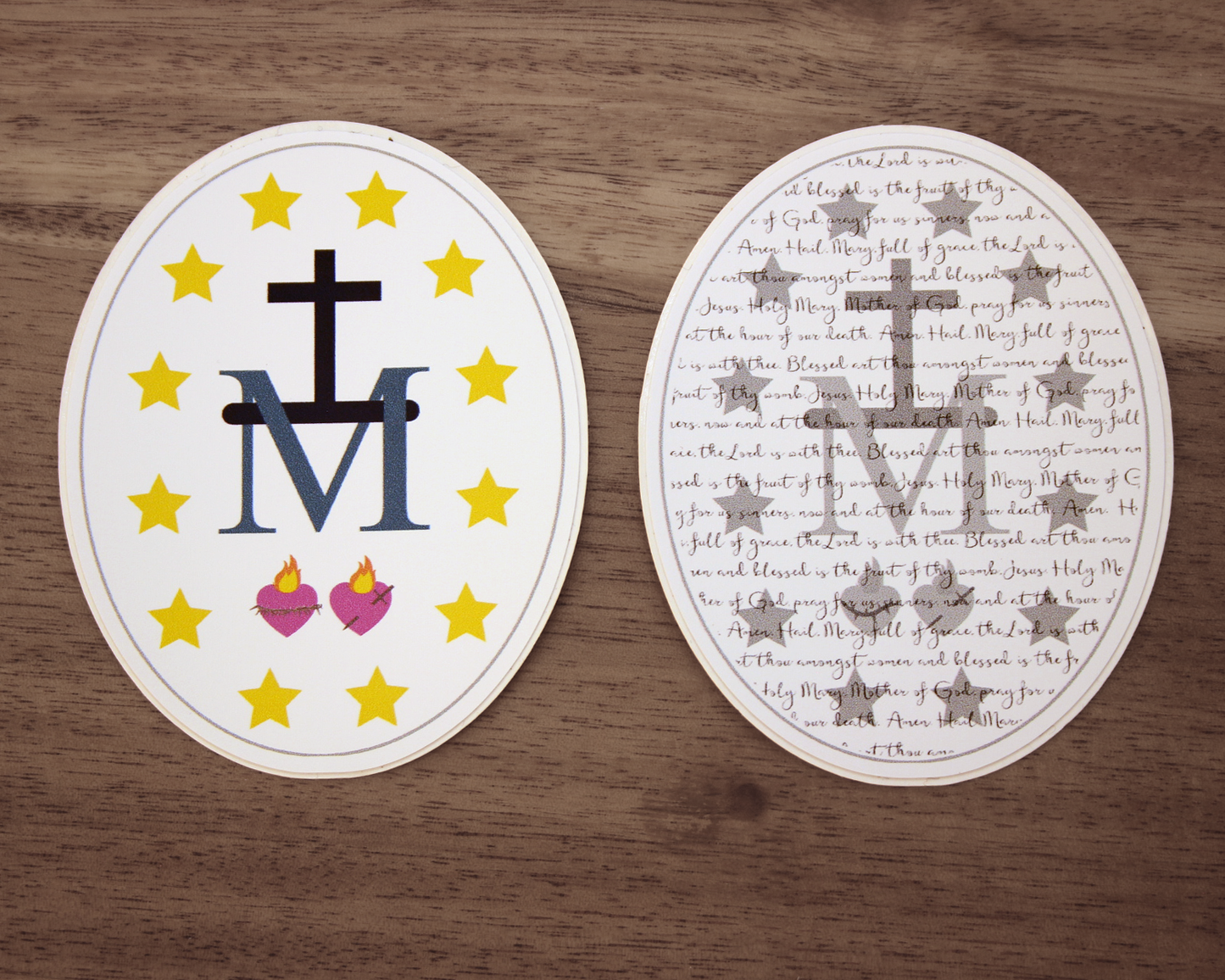 3" Catholic Sticker 2-Pack - Miraculous Medal