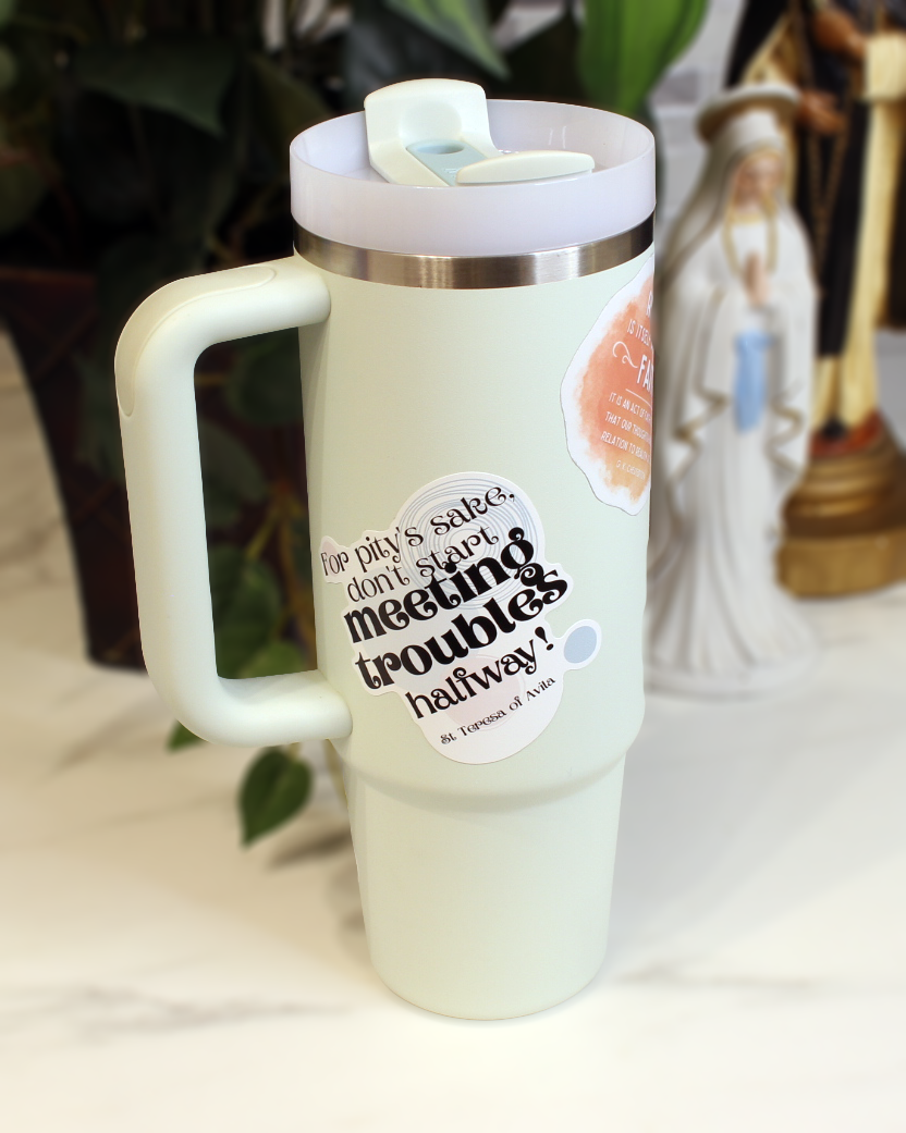 Catholic Sticker Bundle - Miraculous Medal, Saint Edith Stein, Saint Carlos Acutis, Saint Theresa of Avila