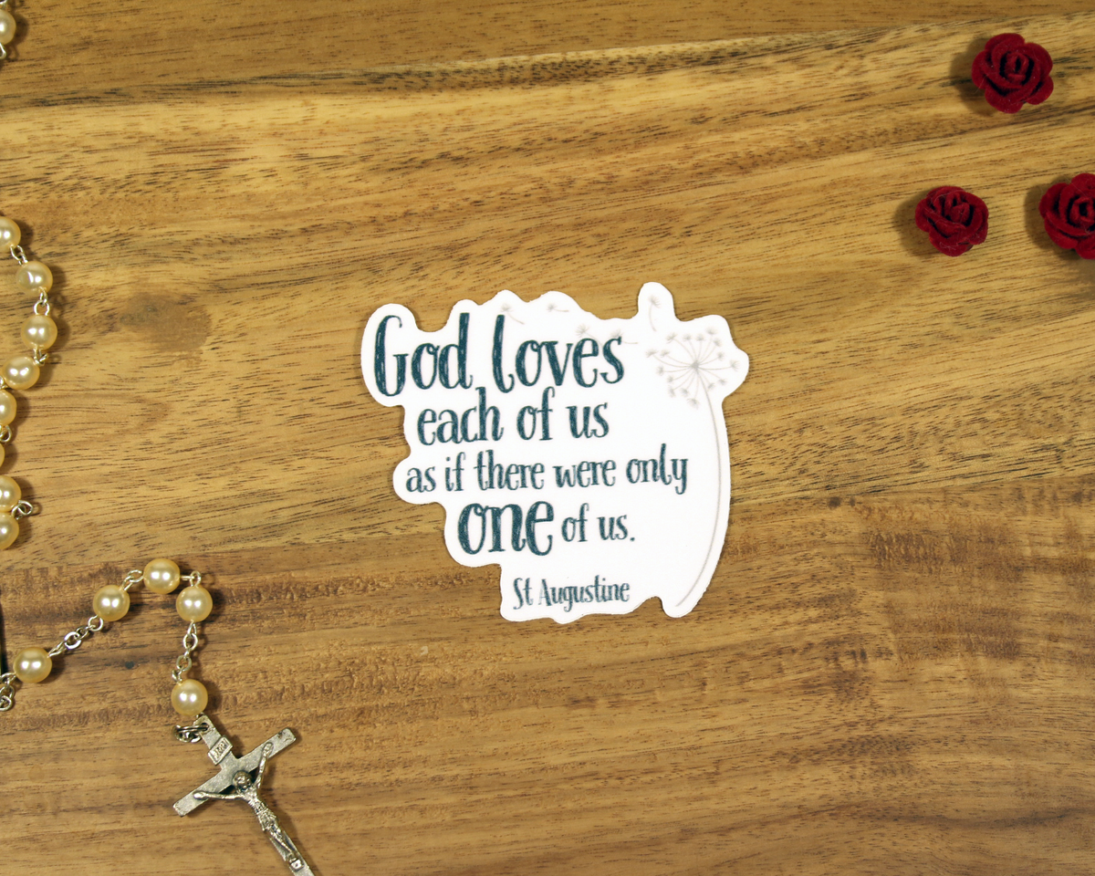 Catholic Sticker Bundle - St Edith Stein, St Therese, St Augustine, St Theresa of Calcutta, Bl Stanley Rother, Bl Miguel Pro