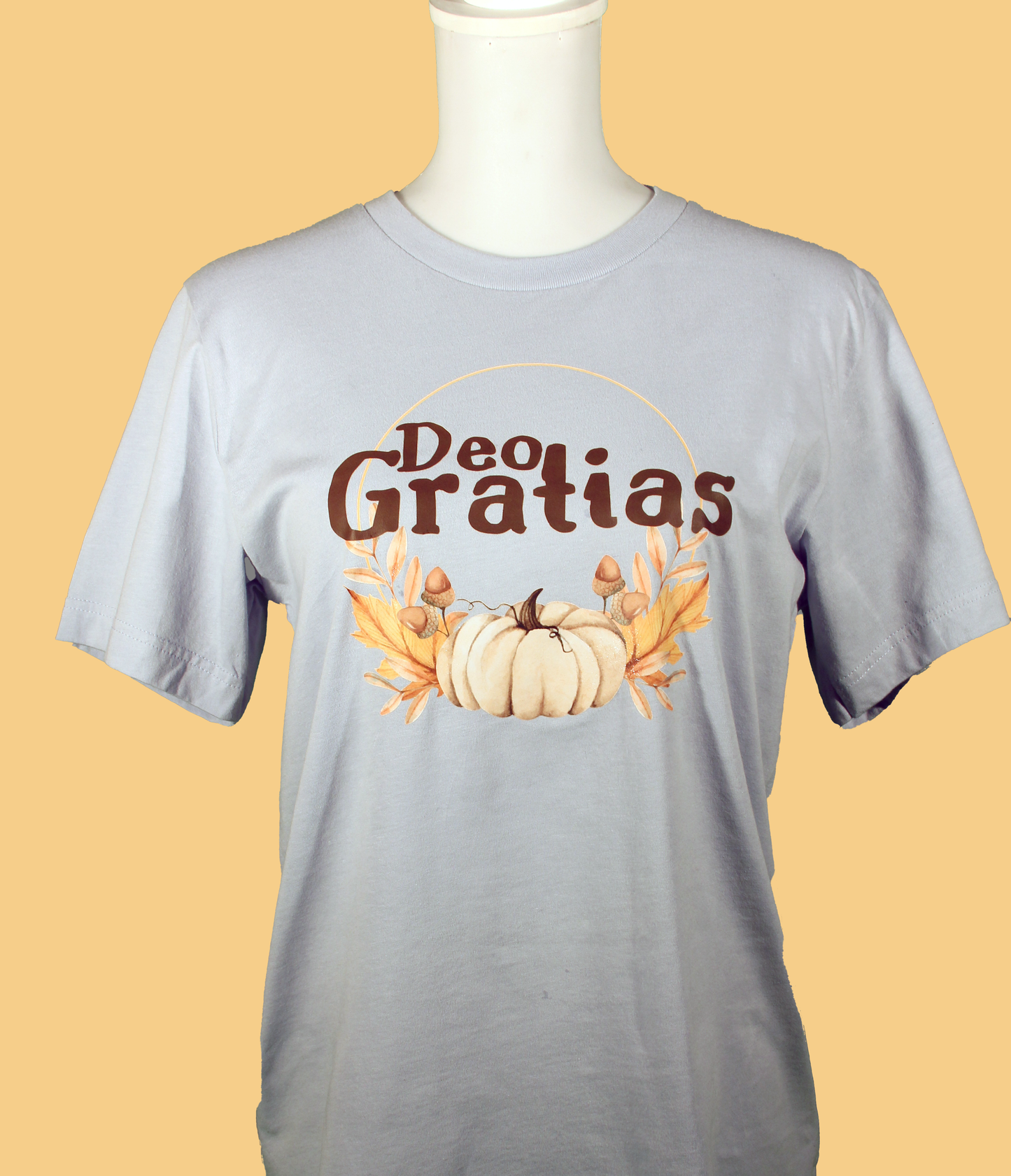 Deo Gratias T-Shirt - Light Blue