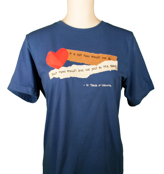 St Teresa of Calcutta T-Shirt - Royal Blue