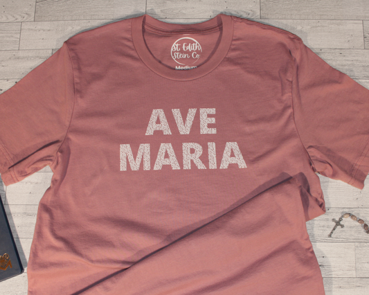 Ave Maria T-Shirt - Orchid