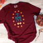 Miraculous Medal T-Shirt Fall - Maroon