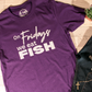 On Fridays We Eat Fish T-Shirt - Purple