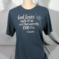 St Augustine - God Loves Each of Us T-Shirt (Deep Teal)