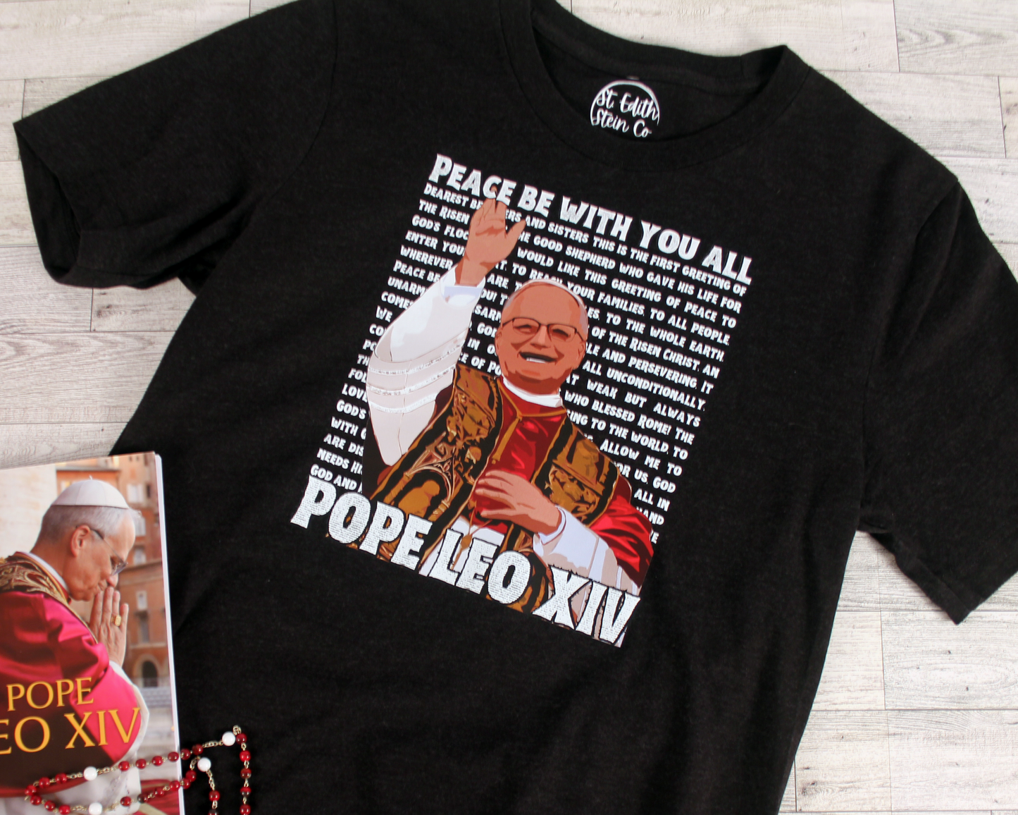 Pope Leo XIV - Peace be with You (Black Heather)