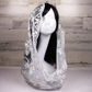 Silver Infinity Chapel Veil/Mantilla