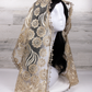 Gold Embroidered Rectangle Chapel Veil/Mantilla