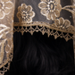 Gold Embroidered Rectangle Chapel Veil/Mantilla