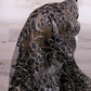 Black and Gold Infinity Chapel Veil/Mantilla