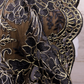 Black and Gold Infinity Chapel Veil/Mantilla