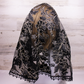 Black and Gold Infinity Chapel Veil/Mantilla