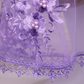 Purple/Lavender Large D-Shaped Chapel Veil/Mantilla