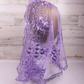 Purple/Lavender Infinity Chapel Veil/Mantilla