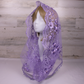 Purple/Lavender Infinity Chapel Veil/Mantilla