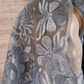 Light Blue Floral Lace Infinity Chapel Veil/Mantilla