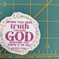 St Edith Stein Truth Sticker - 2.5"