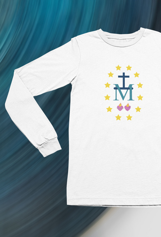 Miraculous Medal T-Shirt (Long Sleeve)